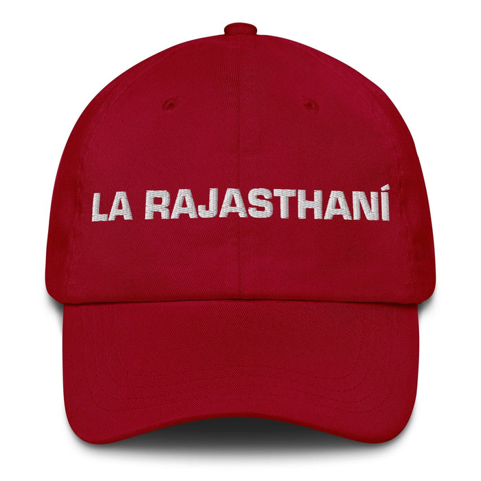 La Rajasthaní The Rajasthani Mexican Spanish Pride Gift Regalo Dad Hat Mexicada Cranberry