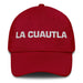 La Cuautla The Cuautla Resident Mexican Spanish Pride Gift Regalo Dad Hat Mexicada Cranberry