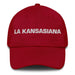 La Kansasiana The Kansas City Resident Mexican Spanish Pride Gift Regalo Dad Hat Mexicada Cranberry