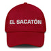 El Sacatón The Coward Mexican Spanish Pride Gift Regalo Dad Hat Mexicada Cranberry