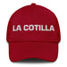 La Cotilla The Gossip Mexican Spanish Pride Gift Regalo Dad Hat Mexicada Cranberry