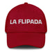 La Flipada The Amazed One Mexican Spanish Pride Gift Regalo Dad Hat Mexicada Cranberry