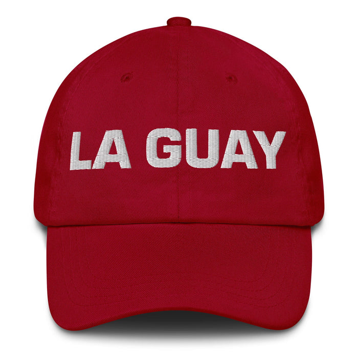 La Guay The Cool One Mexican Spanish Pride Gift Regalo Dad Hat Mexicada Cranberry