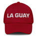 La Guay The Cool One Mexican Spanish Pride Gift Regalo Dad Hat Mexicada Cranberry