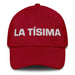 La Tísima The Real One Mexican Spanish Pride Gift Regalo Dad Hat Mexicada Cranberry