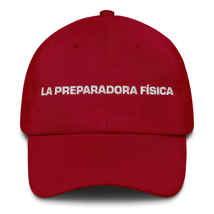 La Preparadora Física The Fitness Trainer Mexican Spanish Pride Gift Regalo Dad Hat Mexicada Cranberry