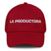 La Productora The Producer Mexican Spanish Pride Gift Regalo Dad Hat Mexicada Cranberry