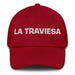 La Traviesa The Mischievous One Mexican Spanish Pride Gift Regalo Dad Hat Mexicada Cranberry