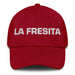 La Fresita The Spoiled One Mexican Spanish Pride Gift Regalo Dad Hat Mexicada Cranberry