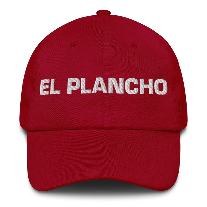 El Plancho The Well-Dressed Mexican Spanish Pride Gift Regalo Dad Hat Mexicada Cranberry