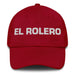 El Rolero The Roller Mexican Spanish Pride Gift Regalo Dad Hat Mexicada Cranberry