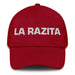 La Razita The Little Homie Mexican Spanish Pride Gift Regalo Dad Hat Mexicada Cranberry