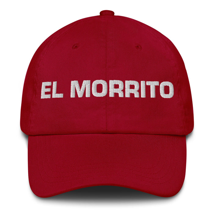 El Morrito The Little Girl/Boy Mexican Spanish Pride Gift Regalo Dad Hat Mexicada Cranberry