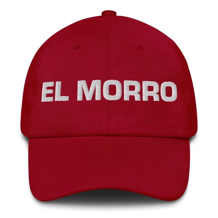 El Morro The Girl/The Boy Mexican Spanish Pride Gift Regalo Dad Hat Mexicada Cranberry