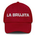 La Brujita The Little Witch/Wizard Mexican Spanish Pride Gift Regalo Dad Hat Mexicada Cranberry