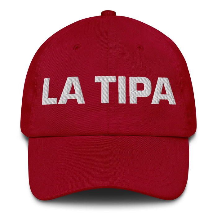 La Tipa The Gal / The Guy Mexican Spanish Pride Gift Regalo Dad Hat Mexicada Cranberry