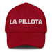 La Pillota The Little Rascal Mexican Spanish Pride Gift Regalo Dad Hat Mexicada Cranberry