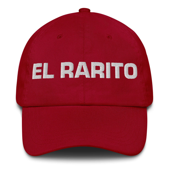 El Rarito The Weird One Mexican Spanish Pride Gift Regalo Dad Hat Mexicada Cranberry