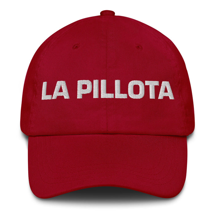 La Pillota The Little Rascal Mexican Spanish Pride Gift Regalo Dad Hat Mexicada Cranberry