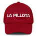 La Pillota The Little Rascal Mexican Spanish Pride Gift Regalo Dad Hat Mexicada Cranberry