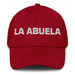 La Abuela The Grandmother / The Grandfather Mexican Spanish Pride Gift Regalo Dad Hat Mexicada Cranberry