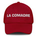 La Comadre The Co-Mother / The Co-Father (Relationship Between Godparents And Parents) Mexican Spanish Pride Gift Regalo Dad Hat Mexicada Cranberry