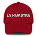 La Hijastra The Stepdaughter / The Stepson Mexican Spanish Pride Gift Regalo Dad Hat Mexicada Cranberry