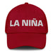 La Niña The Girl / The Boy Mexican Spanish Pride Gift Regalo Dad Hat Mexicada Cranberry