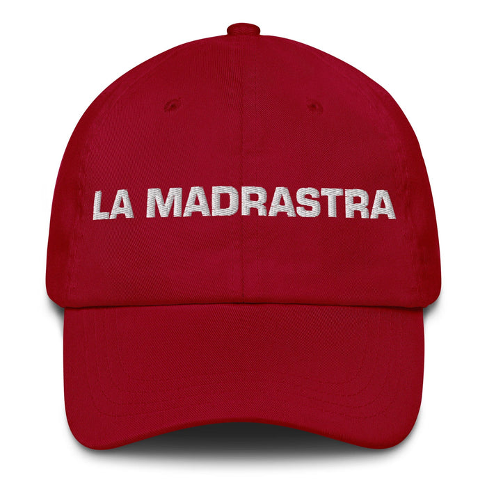 La Madrastra The Stepmother / The Stepfather Mexican Spanish Pride Gift Regalo Dad Hat Mexicada Cranberry