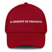 El Gerente De Proyecto The Project Manager Mexican Spanish Pride Gift Regalo Dad Hat Mexicada Cranberry