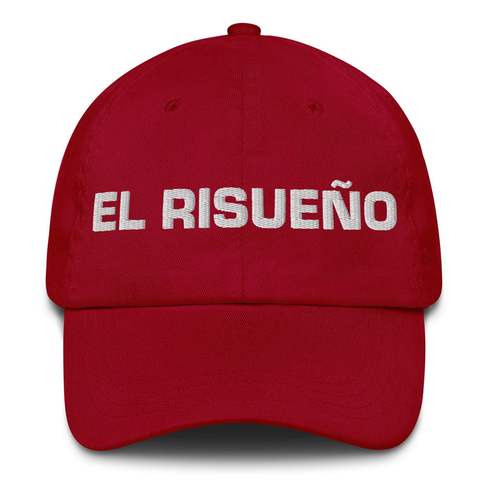 El Risueño The Smiley One Mexican Spanish Pride Gift Regalo Dad Hat Mexicada Cranberry