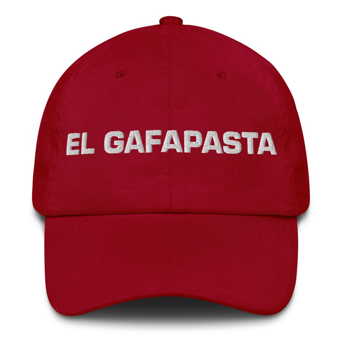 El Gafapasta The Hipster With Glasses Mexican Spanish Pride Gift Regalo Dad Hat Mexicada Cranberry