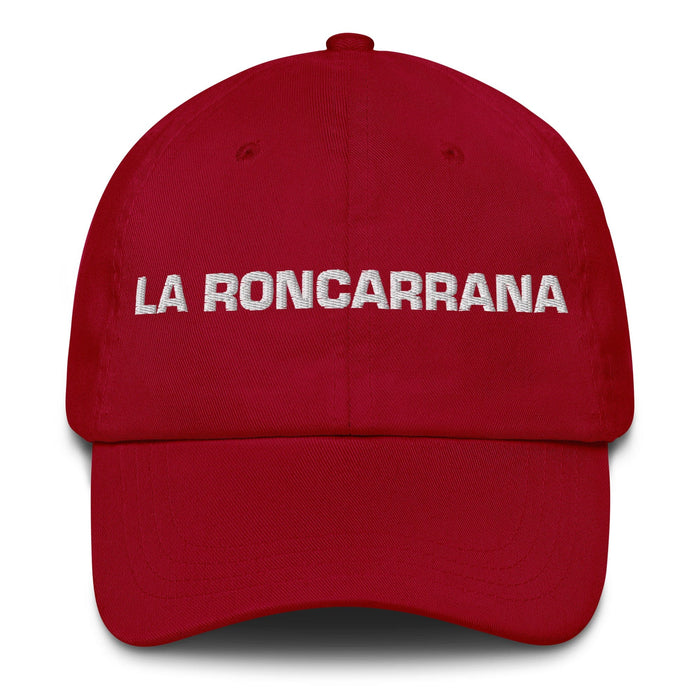 La Roncarrana The Snorer Mexican Spanish Pride Gift Regalo Dad Hat Mexicada Cranberry