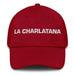 La Charlatana The Chatterbox Mexican Spanish Pride Gift Regalo Dad Hat Mexicada Cranberry