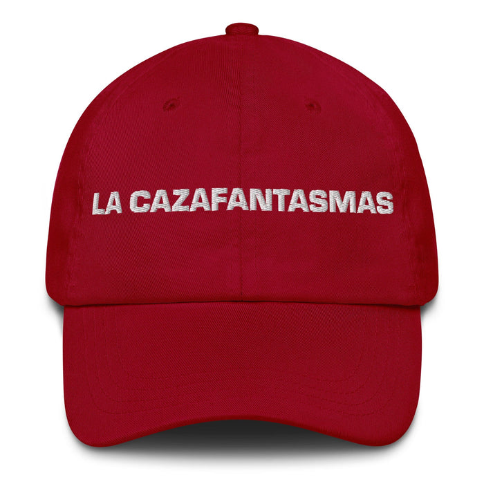 La Cazafantasmas The Ghostbuster Mexican Spanish Pride Gift Regalo Dad Hat Mexicada Cranberry