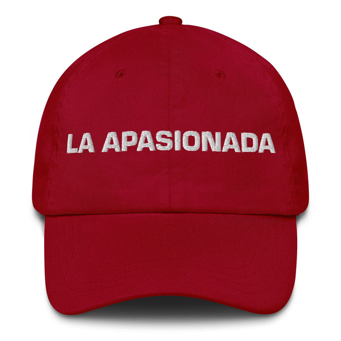 La Apasionada The Passionate One Mexican Spanish Pride Gift Regalo Dad Hat Mexicada Cranberry