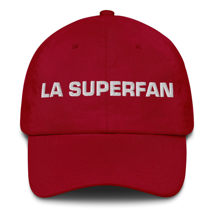 La Superfan The Superfan Mexican Spanish Pride Gift Regalo Dad Hat Mexicada Cranberry