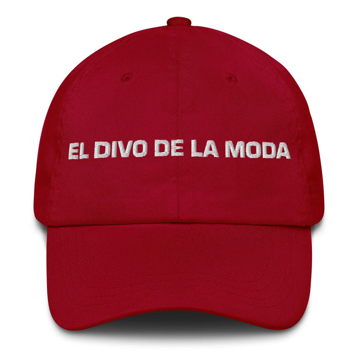 El Divo De La Moda The Fashion Diva Mexican Spanish Pride Gift Regalo Dad Hat Mexicada Cranberry