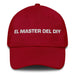 El Master Del Diy The Diy Master Mexican Spanish Pride Gift Regalo Dad Hat Mexicada Cranberry