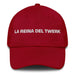 La Reina Del Twerk The Twerk Queen / King Mexican Spanish Pride Gift Regalo Dad Hat Mexicada Cranberry