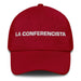 La Conferencista The Speaker Mexican Spanish Pride Gift Regalo Dad Hat Mexicada Cranberry