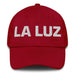 La Luz The Light Mexican Spanish Pride Gift Regalo Dad Hat Mexicada Cranberry