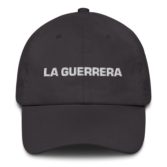 La Guerrera Mexican Spanish Pride Gift Regalo Dad Hat Mexicada Dark Grey