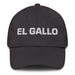 El Gallo Mexican Spanish Pride Gift Regalo Dad Hat Mexicada Dark Grey