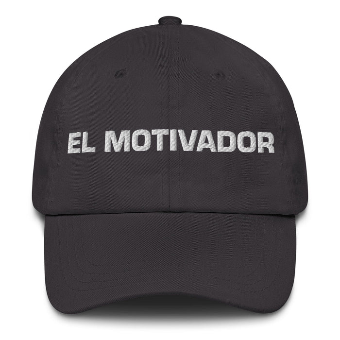 El Motivador The Motivator Mexican Spanish Pride Gift Regalo Dad Hat Mexicada Dark Grey