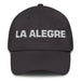 La Alegre The Cheerful One Mexican Spanish Pride Gift Regalo Dad Hat Mexicada Dark Grey