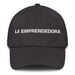 La Emprendedora The Entrepreneur Mexican Spanish Pride Gift Regalo Dad Hat Mexicada Dark Grey