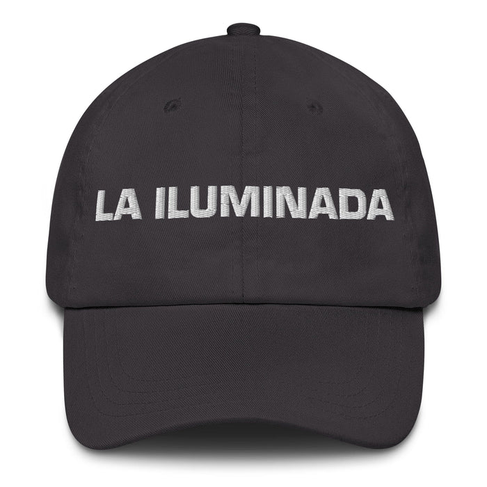 La Iluminada The Enlightened One Mexican Spanish Pride Gift Regalo Dad Hat Mexicada Dark Grey