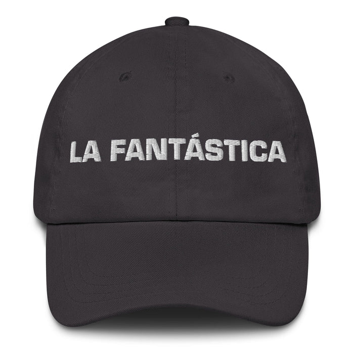 La Fantástica The Fantastic One Mexican Spanish Pride Gift Regalo Dad Hat Mexicada Dark Grey