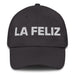 La Feliz The Happy One Mexican Spanish Pride Gift Regalo Dad Hat Mexicada Dark Grey